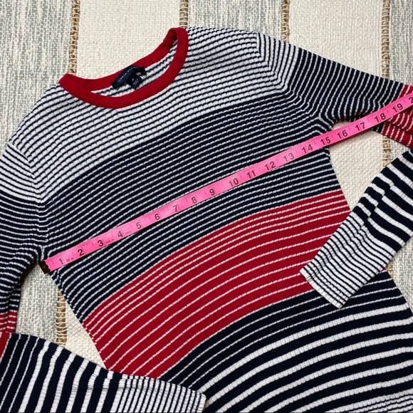 Tommy Hilfiger Striped Pullover Sweater Medium - Picture 5 of 7